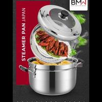 Gambar Steamer Japan 24Cm / Panci Kukusan Dandang Tebal / Langseng Stainless dari Baru Bung undefined 2 Tokopedia