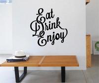Gambar Stiker Dekorasi Unik Lucu Kaca Dinding Rumah Cafe Restaurant Kafe Office Home Decor Kantor Toko Hiasan Dinding Wall Sticker Eat Drink Enjoy dari storejennifer undefined 1 Tokopedia