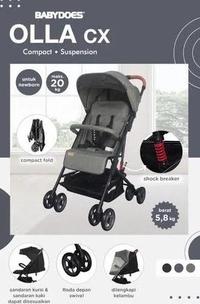 Gambar Strollers Olla Cx Cabin Size / Kereta Dorong Bayi - Navy, Garansi 12 Bln dari Hears Mall undefined 5 Tokopedia