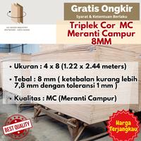 Gambar Triplek MC 8 mm  Cor / Bekisting  (4 x 8 feet) / F - 1,22x2,44m Multiplek | Plywood Cor Grade PG Murah | Triplex 8 mm MC Harga Murah | triplek cor 8 mm MC murah | Triplex cor 8 mm MC | Cocok untuk Konstruksi Bangunan | Area Tangerang & Tangsel - 30 Lembar, Area Tangerang dari GG Wood Industry undefined 5 Tokopedia
