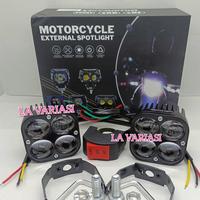 Gambar Lampu Tembak 4 Mata Led Laser Full Alumunium Anti Karat Waterproof Mini Super Terang Free Saklar - Sepasang dari LA VARIASI undefined 1 Tokopedia