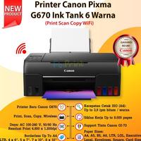 Gambar Printer Canon Pixma G670 G-670 Ink Tank Photo 6 Warna Print Scan Copy - COMPATIBLE dari Wijaya Print Shop undefined 1 Tokopedia