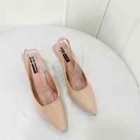 Gambar VINCAMORE Sepatu Heels Tali Belakang 5cm 1852 - grey, 38 dari Vincamoreshoes undefined 5 Tokopedia