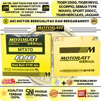 Gambar Aki Motor Yamaha Scorpio,Nouvo Motobatt MTX7D 7Ah dari ZW Battery undefined 1 Tokopedia