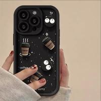 Gambar New! Case Coffee Shop Style Silicone Suitable For iPhone 7Plus 8Plus X XS XR XSMAX 11 12 13 14 15 PRO MAX - Coffee Brown, IP 12 PRO MAX dari My Case88 undefined 3 Tokopedia
