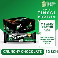 Gambar L-Men Protein Bar Crunchy Chocolate 12 Sachet - Camilan Rendah Lemak Tinggi Protein dari pardicell3 undefined 2 Tokopedia