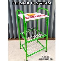 Gambar RAK MAGICOM RAK PIRING RAK DAPUR RAK SERBAGUNA RAK SUSUN RAK - Biru dari s4ls4 shop undefined 5 Tokopedia