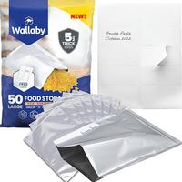 Gambar 50X aby 1Gallon Mylar Bag Bundle 5 Mil 10 X 14 Mylar Bags 50X Labels Heat Sealable Food Safe Reliable Long TermFood Storage Solutions Silver dari Tungku Market undefined 1 Tokopedia