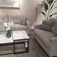 Gambar Ashley Mahoney Sofa Fabric - Beige, 2 Seater dari Jagakarsa Furniture undefined 1 Tokopedia
