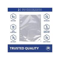 Gambar 50X aby 1Gallon Mylar Bag Bundle 5 Mil 10 X 14 Mylar Bags 50X Labels Heat Sealable Food Safe Reliable Long TermFood Storage Solutions Silver dari Tungku Market undefined 5 Tokopedia