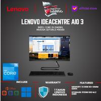 Gambar Lenovo IdeaCentre AIO 3 24IAP7 i5-13420H MX550 512GB 24" IPS W11 - Black, NON BUNDLE dari Onestop Gaming undefined 1 Tokopedia