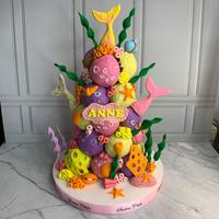 Gambar Kue Ulang Tahun/Birthday Cake/Donat Tower Tema Duyung/Kue Birthday Jakarta dari Stelette Cake_NEW undefined 2 Tokopedia