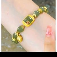 Gambar Gelang Giok Kotak Wanita Berlapis Emas 18 K Anti Luntur dari Sonyuo store undefined 3 Tokopedia