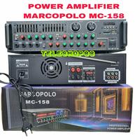 Gambar Power Amplifier Mixer Karaoke Marcopolo MC 158,Bluetooth usb radio mp3 dari teleshop88 undefined 1 Tokopedia