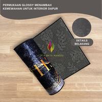 Gambar Karpet Keset Kaki Motif Modern Alas Lantai Pintu Masuk Depan Kamar Mandi Tidur Lorong Runner Panjang Dapur Set Kitchen Mat Anti Slip 2pcs - GLOSSY-05 dari Cipta Raya Mandiri undefined 3 Tokopedia