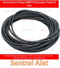 Gambar Karet Seal O Ring NBR70 Diameter Tebal 5 mm, OD : 20 22 25 28 30 40 45 50 55 60 70 75 80 85 90 95 100 120 150 - OD 16 mm - 10 Pcs dari Sentral Alat undefined 4 Tokopedia