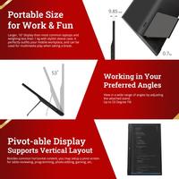 Gambar ViewSonic VA1655 - 15.6" Portable Monitor 1080p USB-C Mini HDMI Garansi Resmi dari tokojbc.id undefined 5 Tokopedia