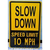 Gambar Sign Slow Down Speed Limit dari yonga88 undefined 1 Tokopedia