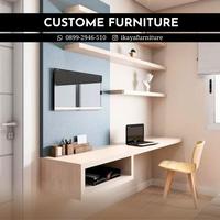 Gambar Custom meja belajar anak murah dari Ikaya Furniture undefined 1 Tokopedia