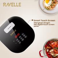 Gambar RAVELLE Rice Cooker Digital Low Carbo 5L - Penanak Nasi - Low Watt | Rice Cooker Low Carbo 5L - Onyx Black dari Cahaya Samodra Store undefined 4 Tokopedia