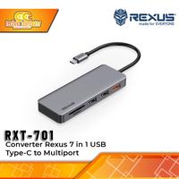 Gambar Converter Rexus 7 in 1 RXT-701 USB Type-C to Multiport dari Techno Computer Bali undefined 1 Tokopedia