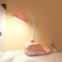 Gambar lampu belajar meja led karakter hiu lucu charge usb - Biru dari Jpshopline undefined 4 Tokopedia
