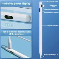 Gambar Stylus Pen Alldocube iPlay 50 / 60 mini Pro Touch Pen Universal Magnetic Colorfull LED Display Baterai Digital Pena Android iOS Tablet Phone Magnet Pencil - Putih dari TokoCasingCover undefined 3 Tokopedia
