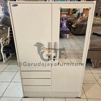Gambar LEMARI PAKAIAN 2 PINTU/LEMARI PAKAIAN ANAK KOS/LEMARI PAKAIAN ANAK/BABY LOCKER/LEMARI 2 PINTU+CERMIN DAN GANTUNGAN/LEMARI PAKAIAN OLYMPIC GSTAR DONA KARIN LUNA LYLY - Dona dari Garuda Jaya Furniture Padang undefined 3 Tokopedia