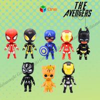 Gambar Mainan Action figure mini marvel avengers miniatur superhero kecil - 5in1 dari Gorilabananajkt undefined 1 Tokopedia