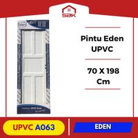 Gambar Pintu Kamar Mandi UPVC 70x198 A063 Eden - Bukaan Kanan dari Sinar Bintang Keramikk undefined 1 Tokopedia