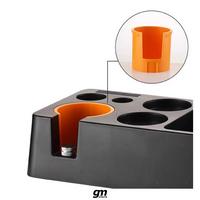 Gambar Coffee Tools Station Knock Box with Portafilter Holder Wadah Ampas Ground Kopi Tempat Tamper Brush dan Puck Screen - Black dari gagalmiskinstore undefined 4 Tokopedia