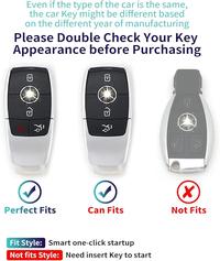 Gambar Cover Sarung Kunci Remote Silikon Mercedes Benz C200 C250 C300 C350 - Putih dari LENN STORE23 undefined 4 Tokopedia
