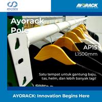 Gambar EXTRA ACCESSORIES AYORACK POLE AP15 TIANG BEAM BULAT RAK GUDANG - RACK GANTUNGAN DISPLAY SERBA GUNA RUMAH TANGGA BAJU TOKO dari BrothersNetworks undefined 3 Tokopedia