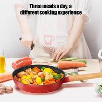 Gambar Non Stick Frying Pan Cooking Pot with large handle and Temperature Sensing Point Egg Frying Pan kitchen gadget for Home kitchen dari Iridescent Pulse undefined 3 Tokopedia