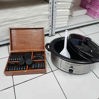 Gambar hot stone heater 6 ltr 230v pemanas batu massage - 1 set 38 stone dari Alat Salon Kecantikan21 undefined 4 Tokopedia