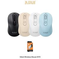 Gambar Mouse wireless Silent M-Tech W70 2.4 GHZ dari greencomputerbpn undefined 1 Tokopedia