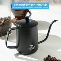 Gambar One Two Cups Teko Kopi Leher Angsa Gooseneck Pour Over Kettle 600ml - 8408 Gagang Ergonomis & Mulut Leher Angsa Stainless Steel Tahan Suhu Tinggi dari mesin rms undefined 4 Tokopedia