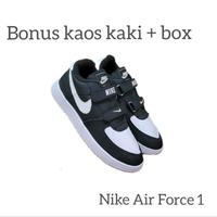 Gambar sepatu sekolah anak model rekat laki-laki sepatu perempuan full hitam - F1 full hitam, 31 dari autobelanjaberkah undefined 3 Tokopedia
