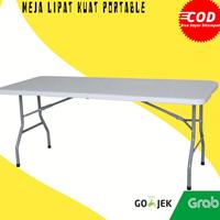 Gambar Goodangku Meja Lipat Untuk Dagang Outdoor/ Meja Lipat Plastik Besar Tinggi Portable Kokoh Serbaguna Jualan/ Meja Lipat Outdoor / Meja Taman - Meja 152cm dari nurfadilah6 undefined 2 Tokopedia