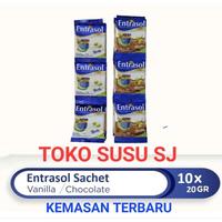 Gambar Entrasol Sachet Renceng 10X20G Vanila Coklat/Chocolate/Vanilla - Coklat dari Erina Galery undefined 1 Tokopedia