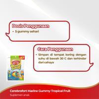 Gambar Cerebrofort Marine Gummy Tropical Fruit - Suplemen Anak - 1 dari Cerebrofort Official Store undefined 5 Tokopedia