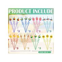 Gambar Summer Beach Pool Party Favor Drinking Straws 24 Pcs Summer Party Favor Kids Pool Birthday Party Supplies Reusable Plastic Drinking Straws 2 Pcs Cleaning Brushes Inside dari Awal Sttore undefined 3 Tokopedia