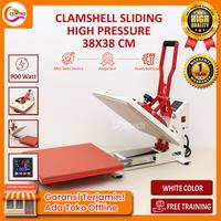 Gambar Mesin Press Kaos / Baju Digital 38x38 | Mesin Press Kaos Siltech Digital Premium 900 Watt untuk Sablon DTF, Sublimasi, Polyflex, Transfer Paper, Plastisol - STANDART 38x38 dari Centro Technology undefined 1 Tokopedia