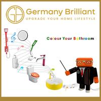 Gambar Germany Brilliant Shower Set/Shower Tiang Kran Air Panas Dingin GBV1888GM dari Germany Brilliant Sanitaryware undefined 4 Tokopedia