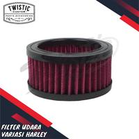 Gambar Filter Udara Saringan Udara Replacement Untuk Filter Model Variasi Motor Harley Universal dari TWISTIC CUSTOM undefined 1 Tokopedia