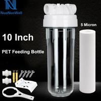 Gambar NuoNuoWell Transparent Filter Bucket 10'' Aquafilter Bottle Housing Water Purifier 5 Micron PP Cotton Filtration Kitchen DIY dari Wild Surge undefined 1 Tokopedia
