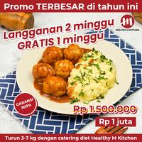 Gambar [GRATIS 1 MINGGU] 2 Weeks Healthy Catering | Makanan Diet Sehat | Rendah Kalori - Lunch + Dinner dari Healthy M Kitchen undefined 1 Tokopedia