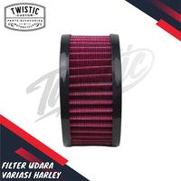 Gambar Filter Udara Saringan Udara Replacement Untuk Filter Model Variasi Motor Harley Universal dari TWISTIC CUSTOM undefined 4 Tokopedia