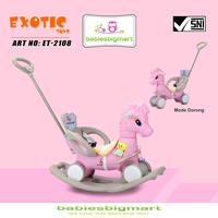 Gambar Ride On Mode Mainan Kuda Kudaan Anak Unicorn Exotic ET 2108 - Biru, KARDUS SAJA dari babiesbigmart undefined 3 Tokopedia