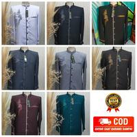 Gambar Jasko Tasik - Jas Koko Premium Motif Bordir Kaligrafi Man Jadda Wajada - Putih, S dari Jasko Bordir Original undefined 1 Tokopedia